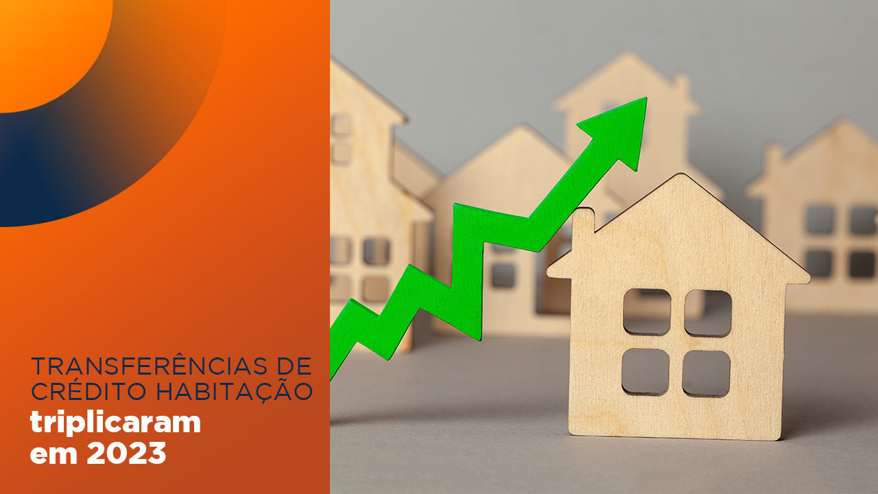 Transferências de crédito habitação triplicaram em 2023